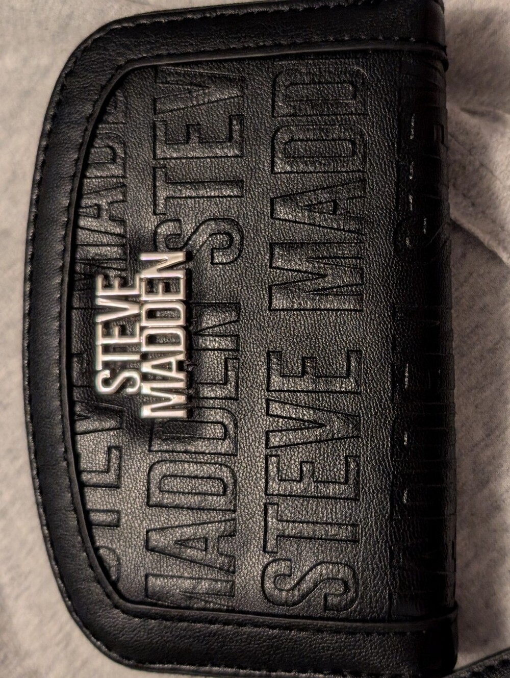 Steve Madden Black Wristlet Wallet